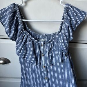 American Eagle Spring Summer Off Shoulder Mini Dress